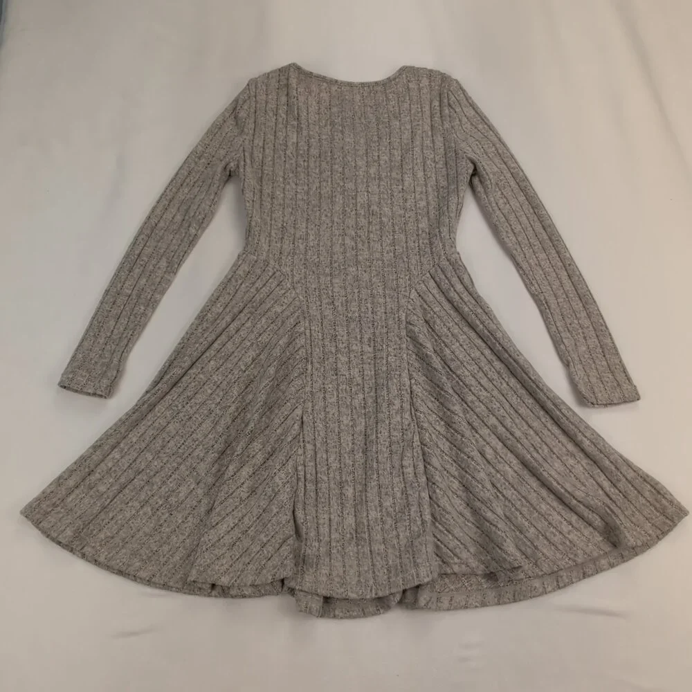 Halara Ribbed Knit Sweater Dress, V-Neck‎ Fit & Flare - XS